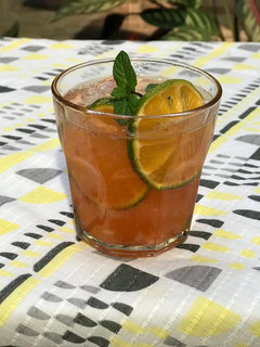 Una foto de Mojito de fresa