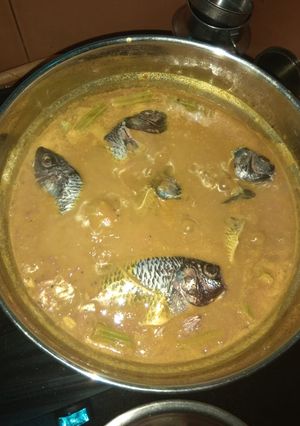 A picture of Drumstick fish gravy.