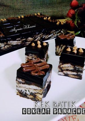 Gambar ☕Resepi Kek Batik Coklat Ganache☕