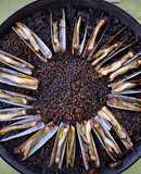 Arroz negro con sepia y navajas