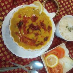 A picture of Rajasthani panchmel Dal Tadka.