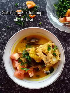 Foto resep Soto Tangkar Iga Sapi ala Betawi