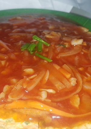 Foto resep Fuyung hai (telor dadar isi asam manis)
