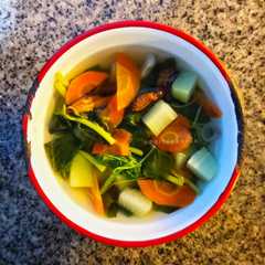 Sayur Bening Bayam dengan Labu Siam-レシピのメイン写真
