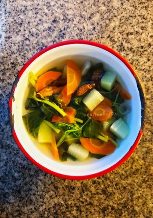 Foto resep Sayur Bening Bayam dengan Labu Siam
