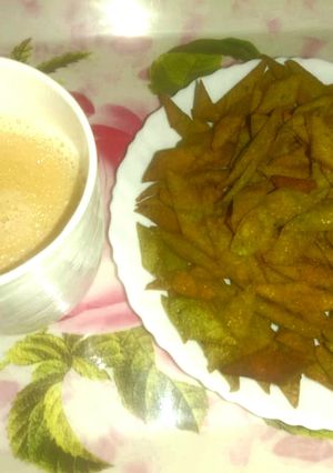 A picture of Spinach Namakpare.