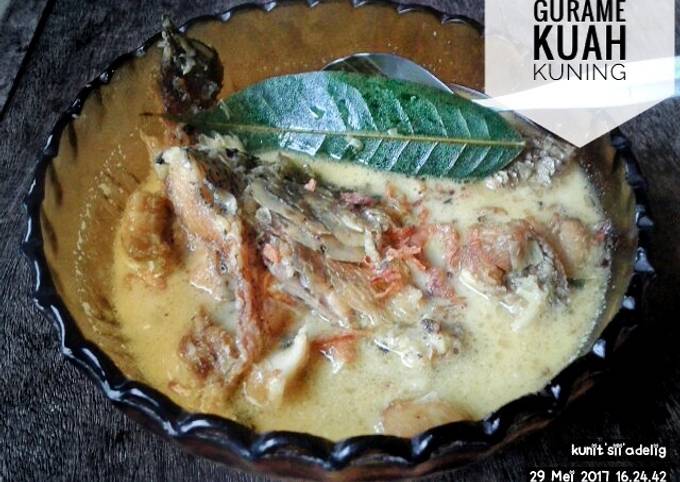 Cara Gampang Menyiapkan Gurame Kuah Kuning yang Enak