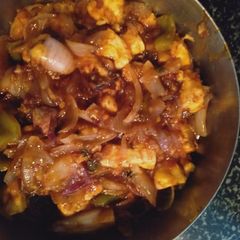 A picture of Chilli Paneer.