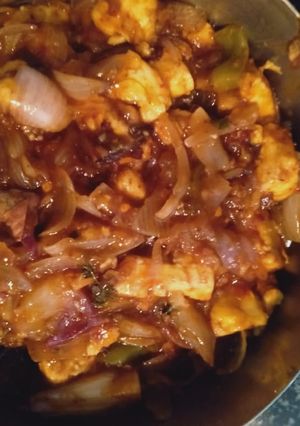 A picture of Chilli Paneer.
