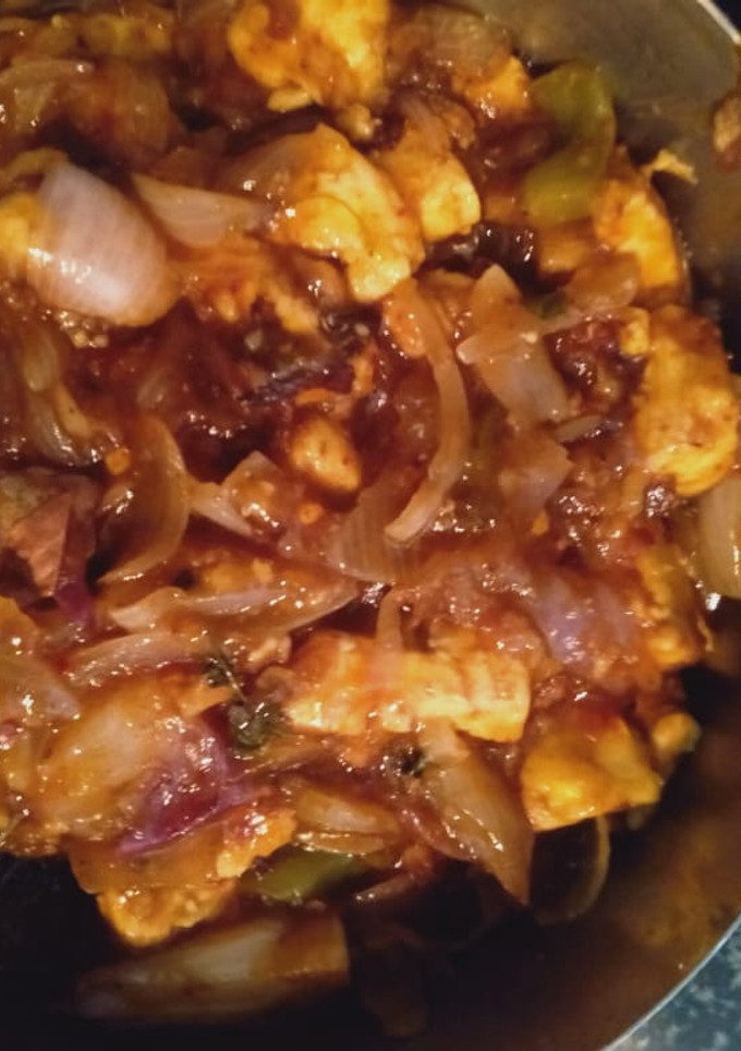 A picture of Chilli Paneer.