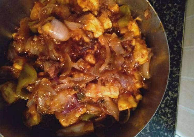 Recipe of Homemade Chilli Paneer
