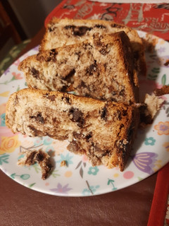 Una foto de Pan dulce con chips de chocolate