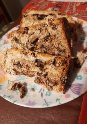 Una foto de Pan dulce con chips de chocolate