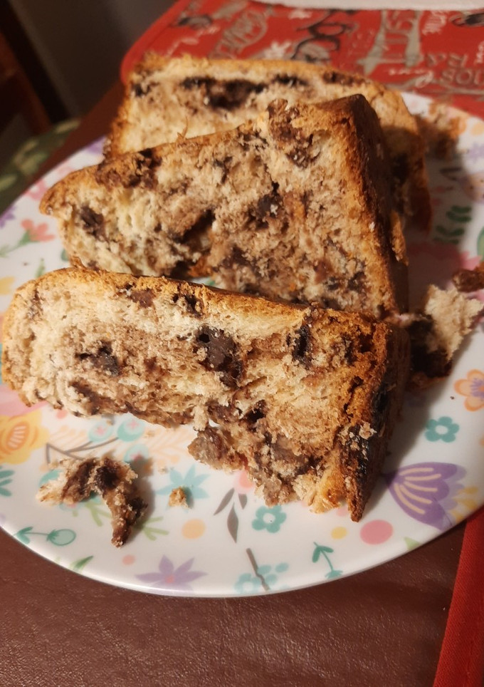 Una foto de Pan dulce con chips de chocolate