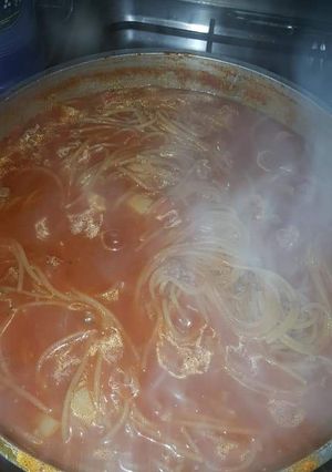 Una foto de Guiso de fideo entrefino
