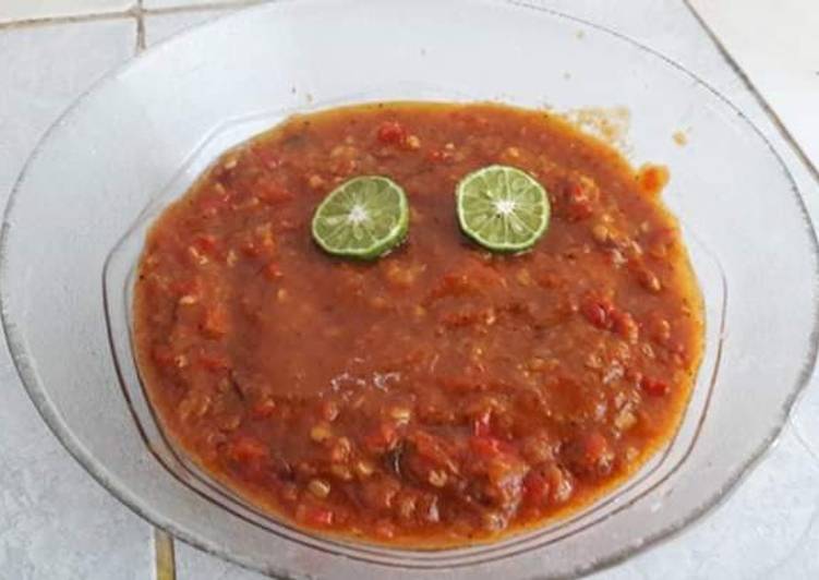 Sambel lalapan cetarrrr