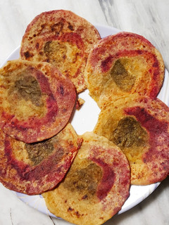 A picture of Tricolour Paratha.