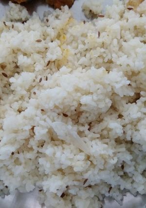 A picture of Jeera rice.