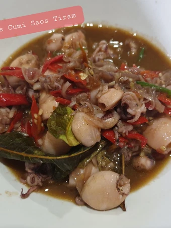 Cara Gampang Membuat Resep 41. Tumis Cumi Saos Tiram yang Enak Banget Anti Ribet, Uenak Banget
