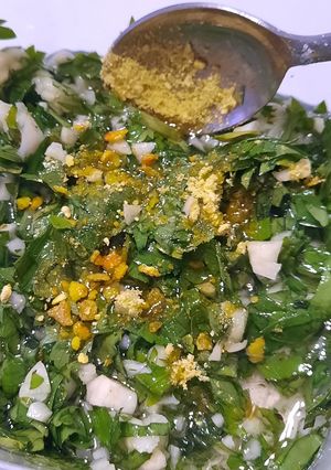 Una foto de Gremolata (ajo, perejil, limón)
