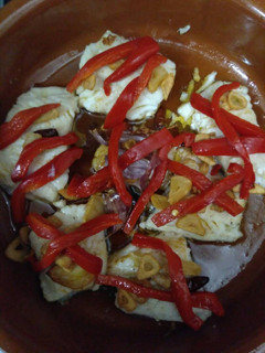Una foto de Bacalao fresco al ajo