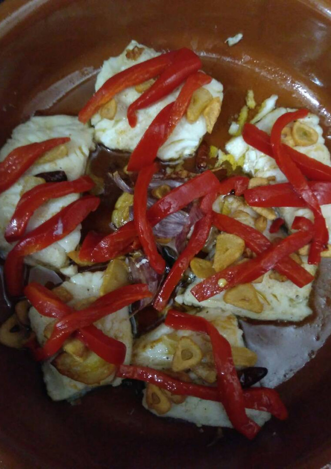 Una foto de Bacalao fresco al ajo