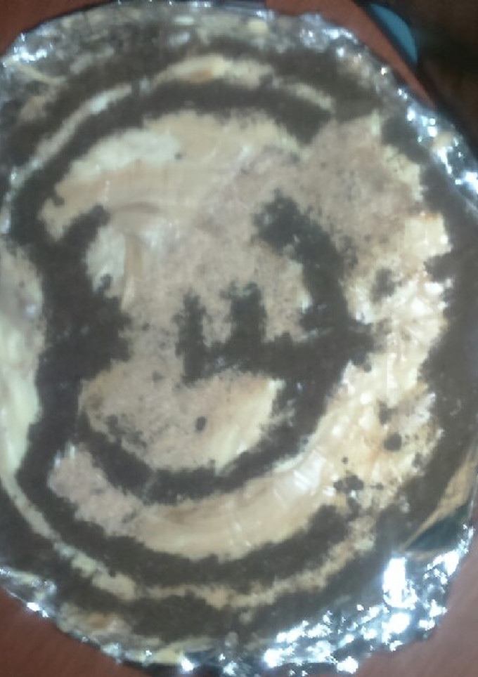 Una foto de Tarta oreo con un toque futbolistico, súper buena y fácil