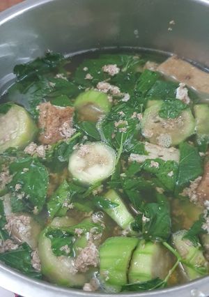 Hình của món Canh cua rau đay.