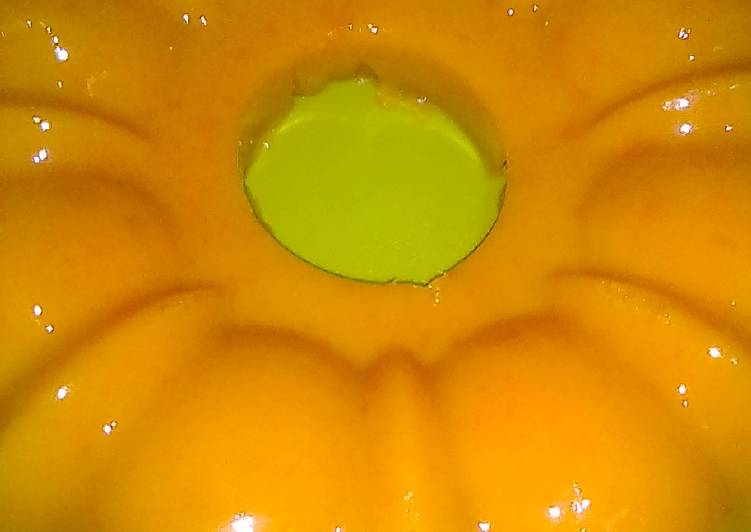 Cara memasak Pudding ubi rambat kuning. yang mudah