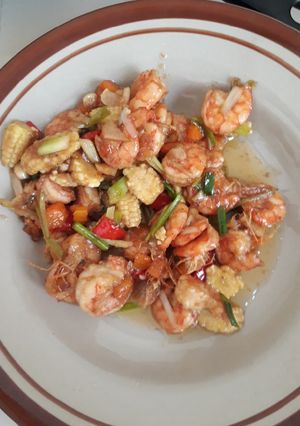 Foto resep Tumis udang