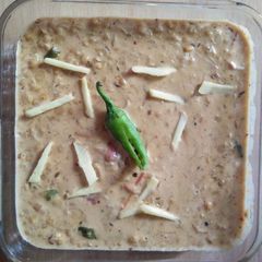 A picture of Creamy dal chana.
