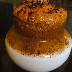 A picture of Dalgona coffee.