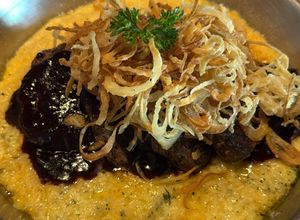 Foto de Filé com polenta