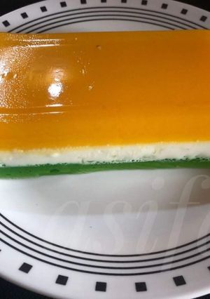 A picture of Tiranga Pudding.