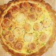 Tarte aux poireaux et chèvre