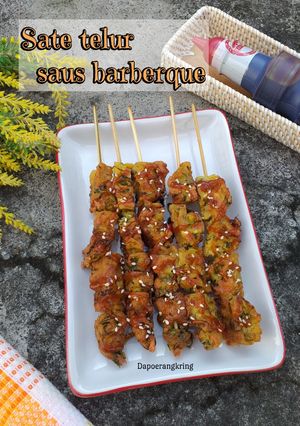 Foto resep Sate telur saus barberque