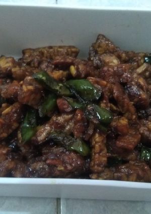 Foto resep Oseng Tempe Lombok Ijo