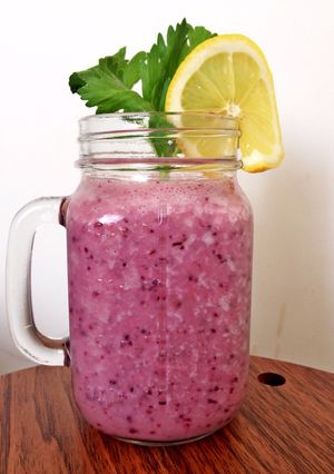 Foto resep Smoothie Blueberry Seledri