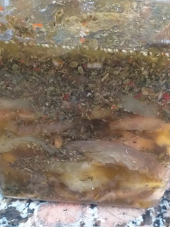 Una foto de Berenjenas en escabeche