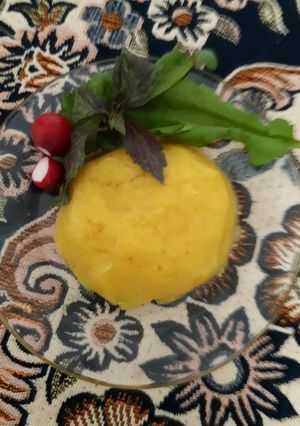 عکسی از دستور پوره سیب زمینی