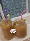 Ginger ice tea drink
