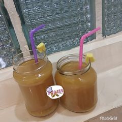 A picture of Ginger ice tea drink.