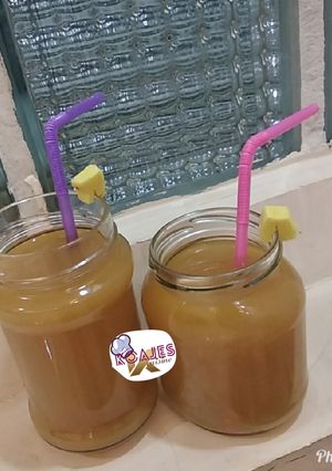 A picture of Ginger ice tea drink.