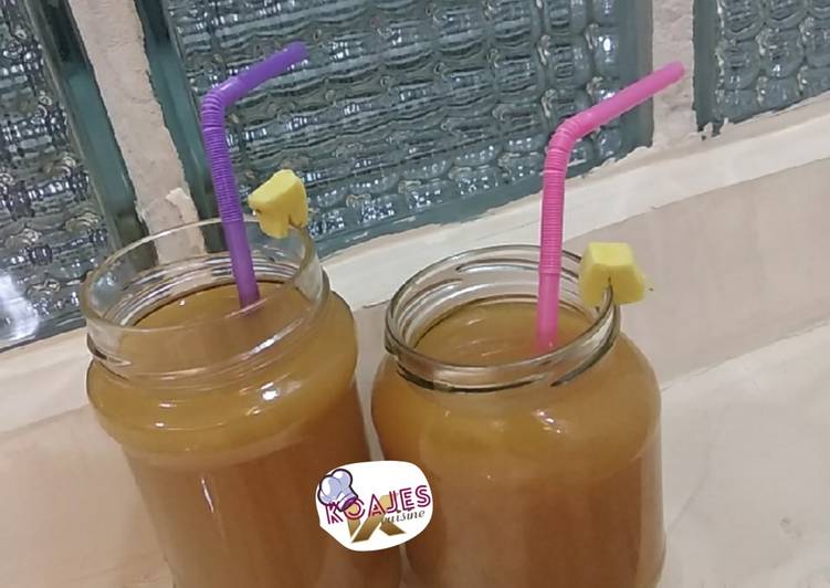 Steps to Cook Quick Ginger ice tea drink