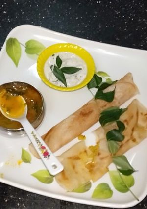 मसाला डोसा(masala dosa recipe in hindi) रेसिपी मुख्य फोटो