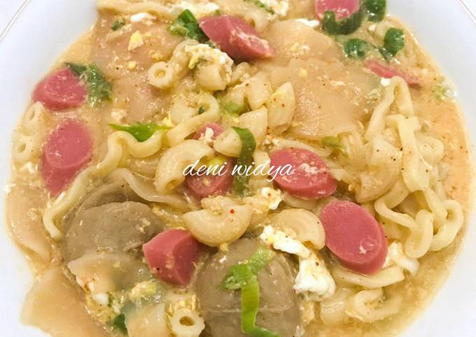 Resep Seblak Mie Makaroni Bakso Dan Sosis Oleh Deni Widya Cookpad