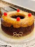 Pastel de chocolate con leche condensada asada (Cake with roasted condensed milk)