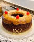 Pastel de chocolate con leche condensada asada (Cake with roasted condensed milk)