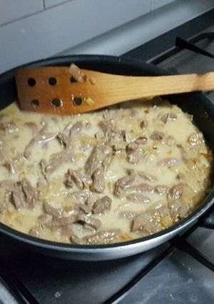 Una foto de Carne con salsa de soja
