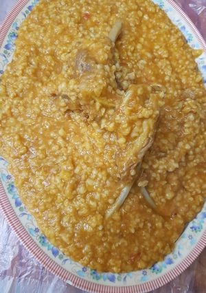 صورة لوصفة جريش (قمح) ملكي